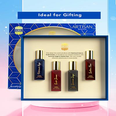 Ajmal Artisan Luxury Perfume Gift Set 4 x 20ml Long Lasting Fragrance For Men & Women 4's - Perfumes (Edt/Edp)