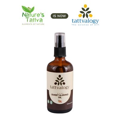 Tattvalogy Cold Pressed Sweet Almond Oil 100 ml - Massage Oils