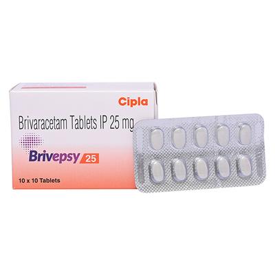 BRIVEPSY 25 Tablet 14's - Epilepsy/Convulsion-Ant