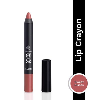 PAC XOXO Lip Crayon Highly Pigmented One Swipe Payoff Matte Finish 12H Wear - Sweet Kisses (2.8 g) - Lip Crayons