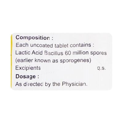 LACTOPEN 60m Tablet 10's - Diarrhoea-Ant