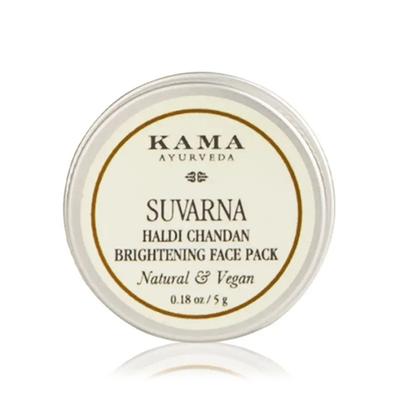GWP KAMA Ayurveda Suvarna Haldi Chandan Brightening Face Pack 5gm - Face Packs