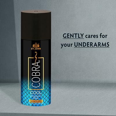 St.John Deo Cobra Cool Limited Edition Deodorant Long-Lasting Body Spray 150 ml - Men Deodorants/Roll-Ons