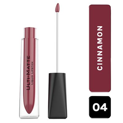 Bella Voste Ulti-Matte Liquid Lipstick Cinnamon (04) 3.7 Ml - Liquid Lipsticks