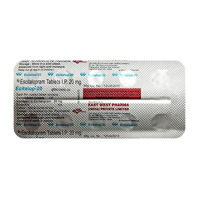 Ecitalop 20mg Tablet 10'S - Depression-Ant