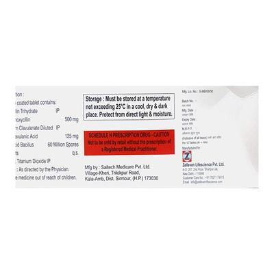 Jonclav 625mg Tablet 10'S - Bacterial Infections-Pen