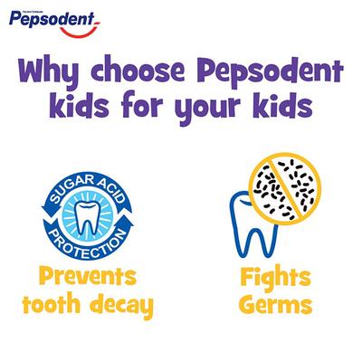 Pepsodent Kids Toothpaste - Orange 45 gm - Baby Oral Care