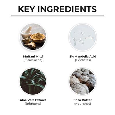 Dr. Sheth's Multani Mitti & Mandelic Acid Face Mask 50 gm - Face Mask