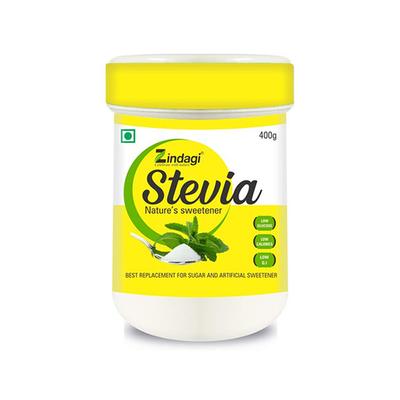 Zindagi Stevia Natural Sweetener Powder 400 gm - Sugar Substitute