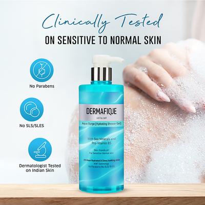 Dermafique Aqua Surge (Hydrating) Shower Gel 500 ml - Shower Gels & Body Wash