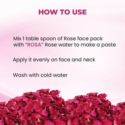 Rosa Rose Face Pack 100 g - Face Packs