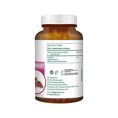 Geo-Fresh Organic Forskolin 450 mg Tablet 90's - Speciality Medicines