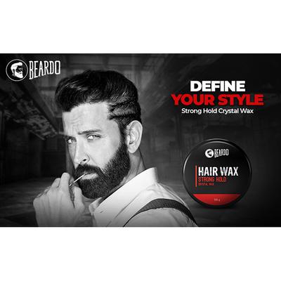 Beardo Hair Wax - Strong Hold Crystal Wax 100 gm - Hair Gels & Waxes