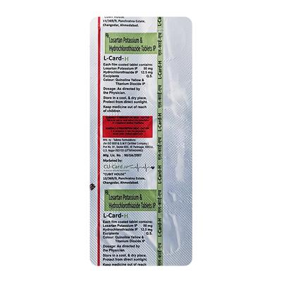 L CARD H Tablet 10's - Hypertension-Ang