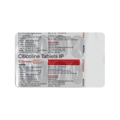 Citimac 500mg Tablet 10'S - Alzheimer-Neu