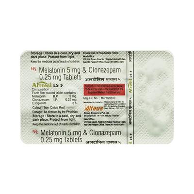 ALTONIL LS 5 Tablet 15's - Anxiety-Anx