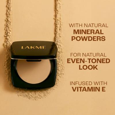 Lakme Forever Matte Compact, Smooth Finish, Lasts for 12 Hrs, Even Toned Look, Marble, 9 gm - Compact Powder