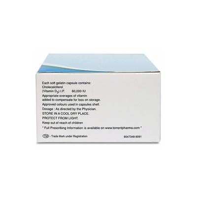 D 360 60000IU Capsule 4'S - Supplements-Vit