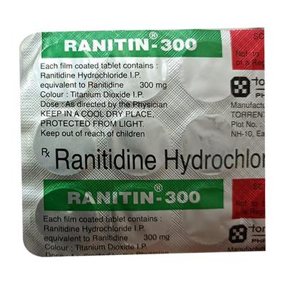 RANITIN 300 Tablet 20's - Ulcer/Reflux/Flatulence-Aaa