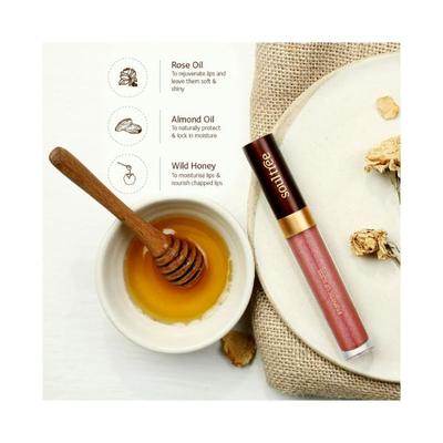 SoulTree Lip Gloss - Rose Dew 5 gm - Lip Glosses