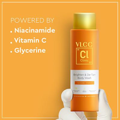 VLCC Clinic Brighten and De-Tan Body Wash 250 ml - Shower Gels & Body Wash