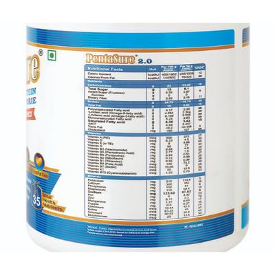 PentaSure 2.0 High Protein High Calorie Powder - Vanilla Flavour 400 g - Daily Health Drinks