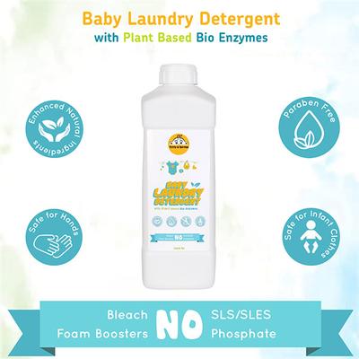 Tiffy & Toffee Baby Laundry Detergent 1 Litre (Buy 1 Get 1 Wipes Free) - Baby Detergents