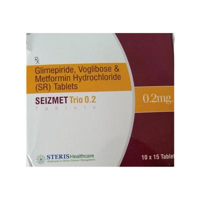 SEIZMET TRIO 0.2 Tablet 15's - Diabetes-Ant