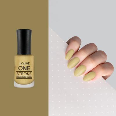 Jaquline USA One Stroke Premium Nail Enamel Golden Treasure J19 8 ml - Nail Polish