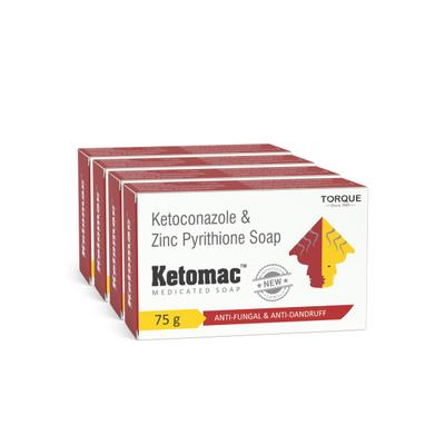 Ketomac Medicated Bathing Bar (Pack of 3 X 75 g) - Personal Care (Ayush)