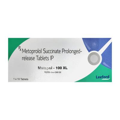 METAPOL XL 100 Tablet 10's - Hypertension-Bet