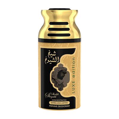 Lattafa Sheikh Shuyukh Luxe Edition Concentrated Extra Long Lasting Perfumed Deodorant Spray 250 ml - Deodorants/Roll-Ons