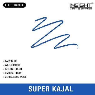 Insight Cosmetics Super Kajal - Electric Blue 1.7 gm - Kajal & Kohls