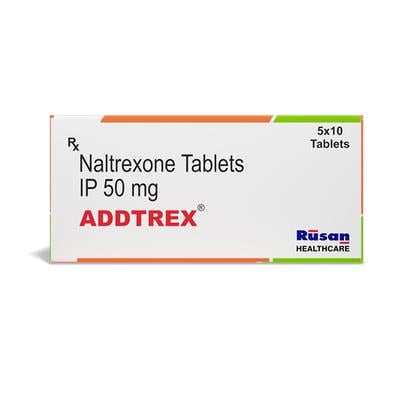 ADDTREX 50 Tablet 10's - Alcohol Addiction