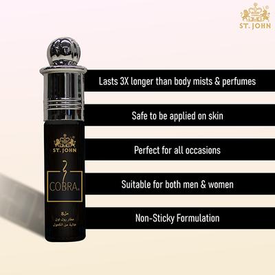 St. John Cobra Attar Roll On 8 ml - Men Deodorants/Roll-Ons