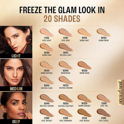 Lakme 9to5 Powerplay Priming Foundation, Built in Primer, SPF 20, Cool Tan, 25 ml - Foundation