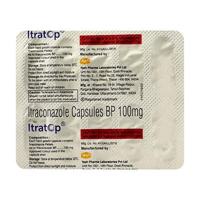 ITRATOP 100mg Capsule 10's - Fungal Infections-Anf