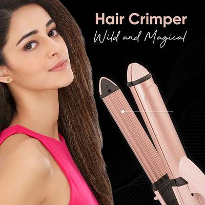 Vega Mini 3 in 1 Hair Styler- Mini Hair Straightener, Crimper & Curler for Women, (VHSCC-07) 401 gm - Straighteners