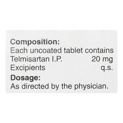 Telma 20mg Tablet 30'S - Hypertension-Ang