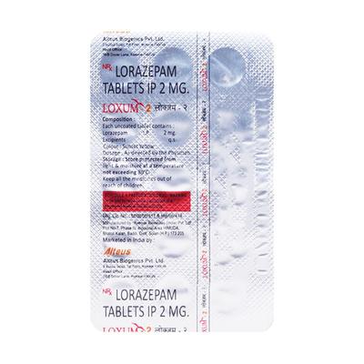 LOXUM 2 Tablet 15's - Anxiety-Anx