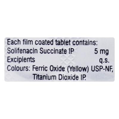 Soliten 5mg Tablet 10'S - Bladder And Prostate Disorders-Dru
