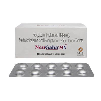 NEUGABA MN Tablet 10's - Neuropathic Pain-Dru