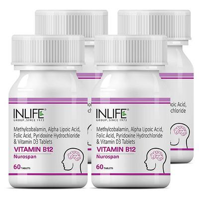INLIFE Vitamin B12 Tablets 60's - Multi-Vitamins