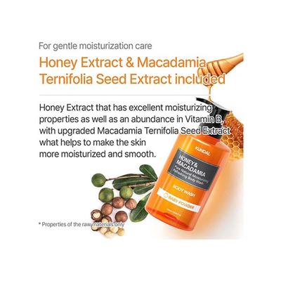 Kundal Honey and Macadamia Pure Body Wash White Musk 500 ml - Shower Gels & Body Wash