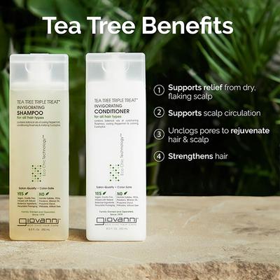 Giovanni Organic Tea Tree Triple Treat Invigorating Conditioner 250 ml - Conditioners