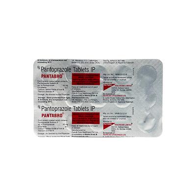 PANTABRO Tablet 15's - Ulcer/Reflux/Flatulence-Aaa