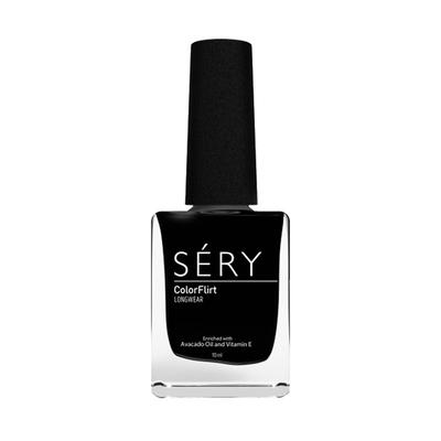 Sery Colorflirt Nail Paint Charcoal Black 10 ml - Nail Polish