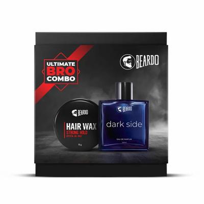 Beardo Ultimate Bro Combo (Beardo Crystal Gel Hair Wax - Strong Hold 75 gm + Beardo Perfume Spray - Dark Side 100 ml) - Shaving & Hair Removal