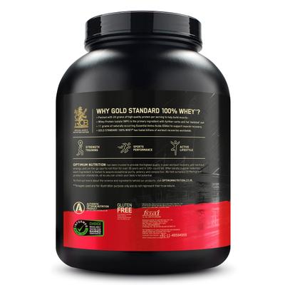 Optimum Nutrition (ON) 100% Whey Gold Standard Powder - Double Rich Chocolate 5 lb - Whey Proteins