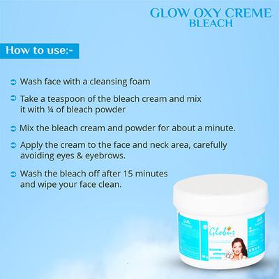 Globus Remedies Glow Oxy Bleach Creme 100 gm - Face Bleach